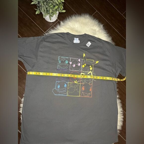 Pokemon grey graphic short sleeved tee sz 3X - Picture 5 of 6